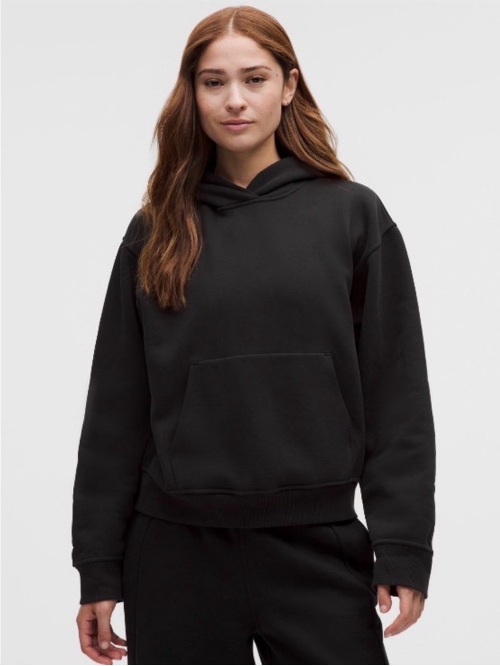 Lululemon Steady State Oversized Hoodie in Black (Size Large)